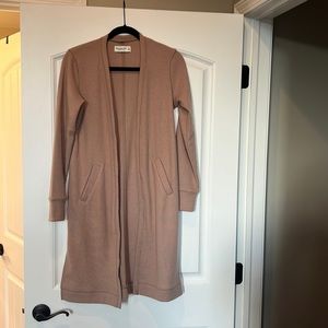 Abercrombie and Fitch Long Camel colored Cardigan - XS